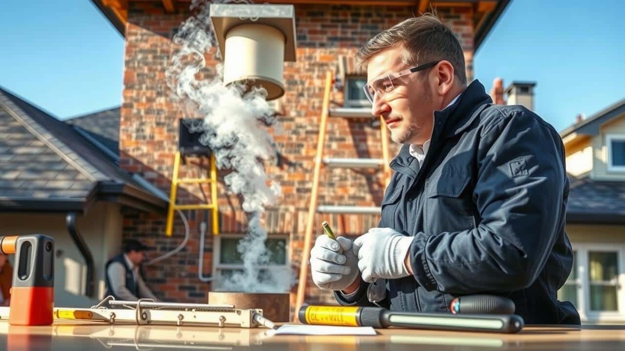How do I know if my chimney is leaking smoke?