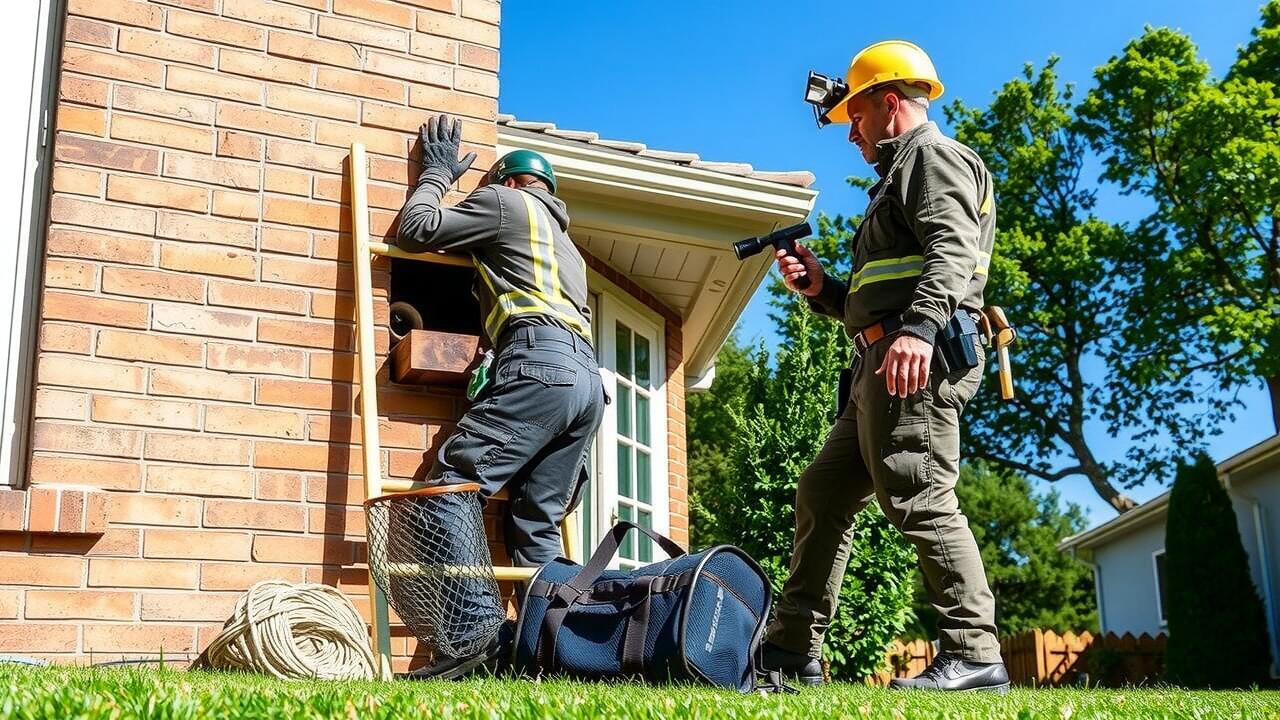 How do you get animals out of your chimney?