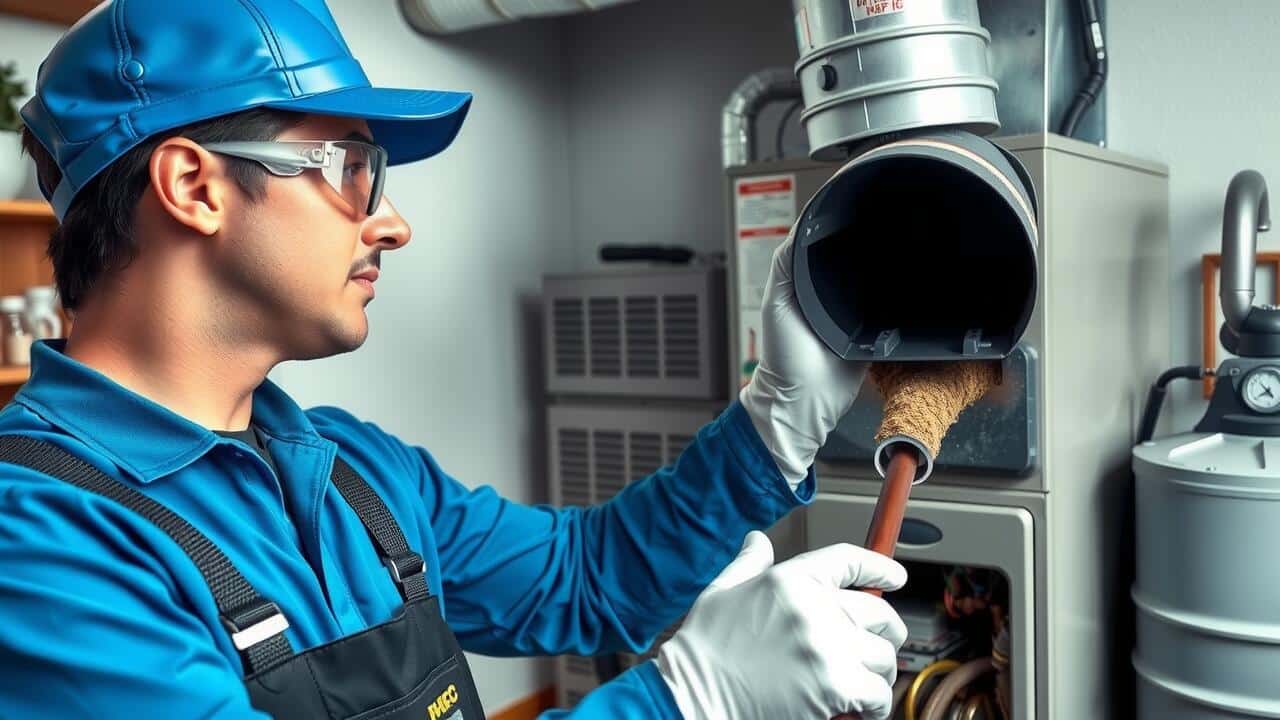 How much does it cost to clean a furnace flue pipe?