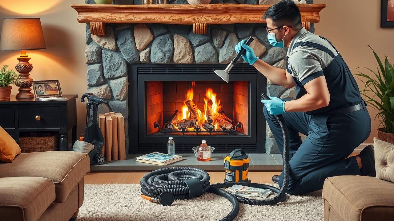 How much does it cost to have a gas fireplace cleaned?