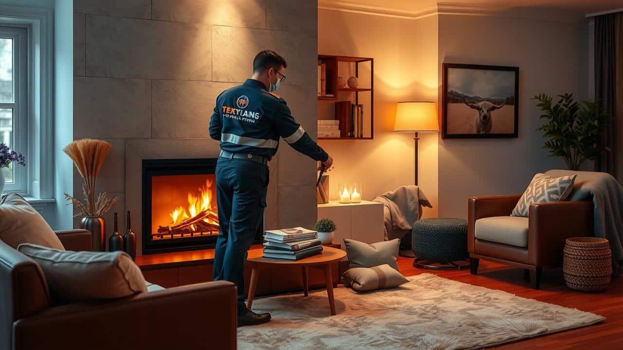 How much does it cost to have a gas fireplace serviced?
