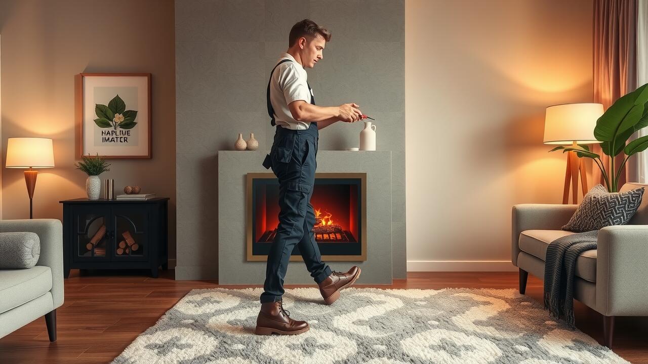 Who should check a gas fireplace?