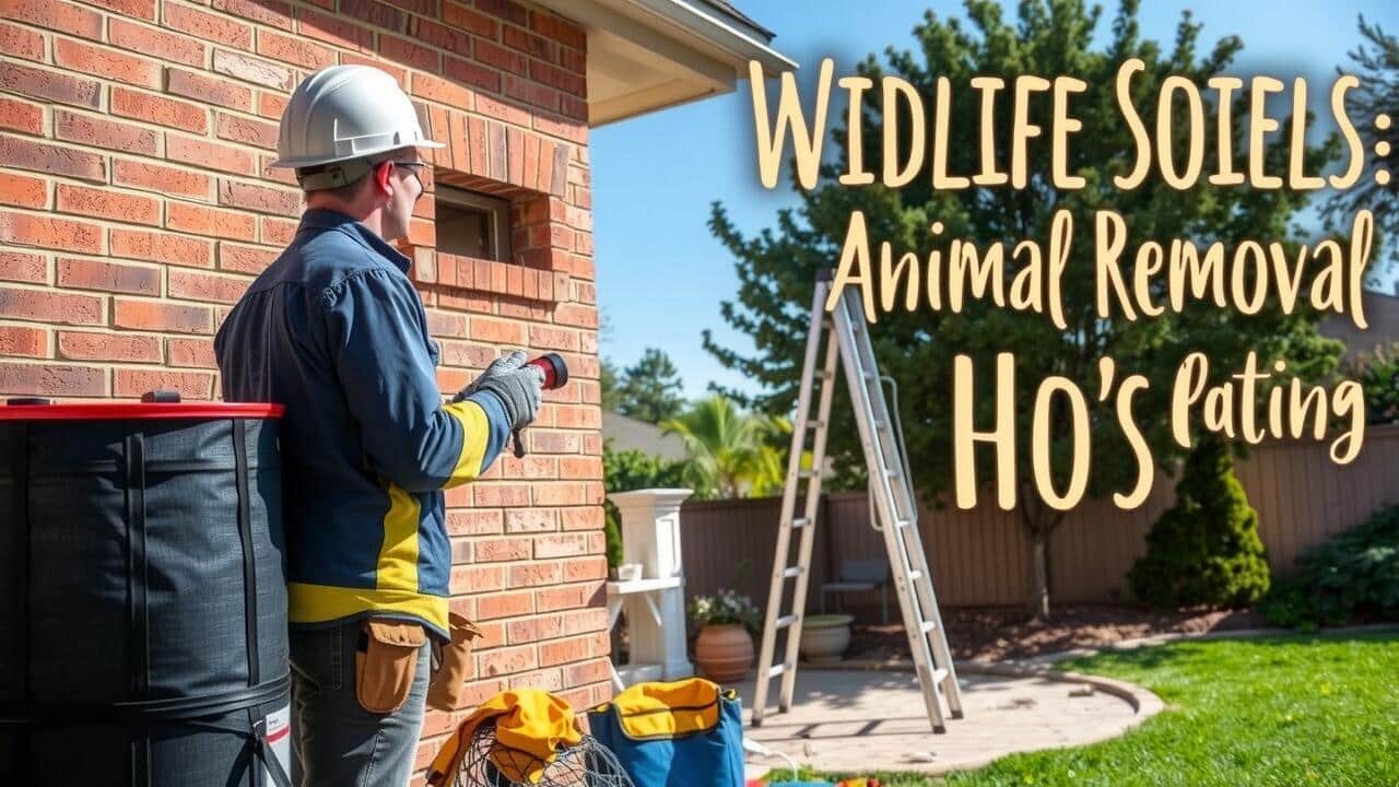 Who to call if an animal is in the chimney?